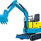 Garden Farm Mini skid track Excavator loader,0.8 ton crawler hydraulic digger for garden
