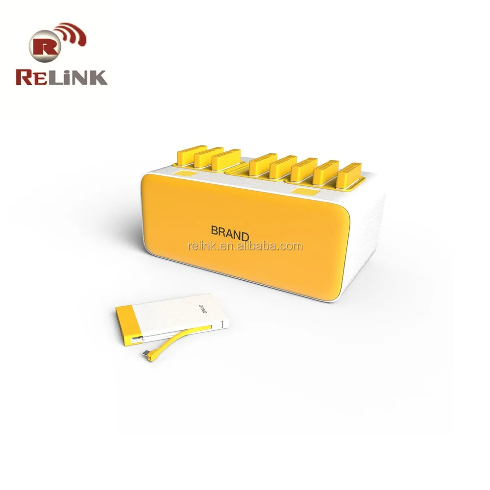Patented 9 port Sharing power bank charging station for bar - ANKUX.COM