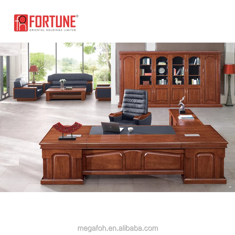 Antique President Office Furniture Mahogany Wooden Boss Desk Buy