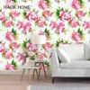 Thicker Material Pink/Red Rose Floral Modern Wallpaper Rolls Living Room Wall Paper Murals Home Contact Paper