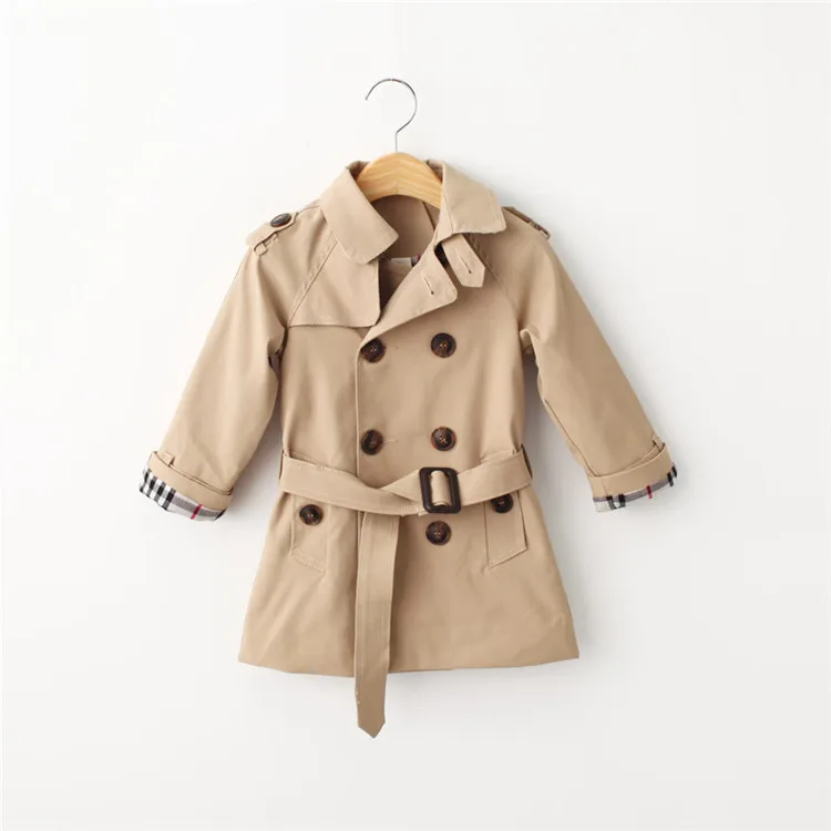 2018 Winter new design best selling England style boy's outwear school girl's warm clothes children's double breasted wind coat
2018 Winter new design best selling England style boy's outwear school girl's warm clothes children's double breasted wind coat