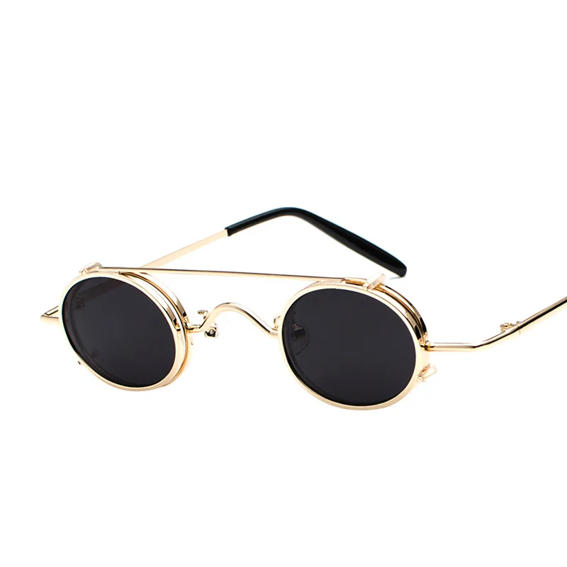 factory wholesale retro steampunk flip up sun glasses custom circle shades women men vintage small round sunglasses
factory wholesale retro steampunk flip up sun glasses custom circle shades women men vintage small round sunglasses