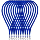 polyester woven neck medal keychain sublimation breakaway badge card holder custom printed lanyard