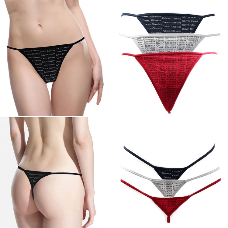 3pcs/lot women's 90% cotton sexy thong underwear women G-String briefs calvin for women sexy panties women sexy lingerie