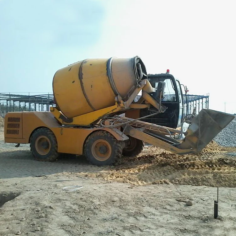 self loading concrete mixer parts