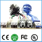 USB2.0 + 3.0 Audio Port Mic Earphone PC Computer Case Front Panel Replace Cable