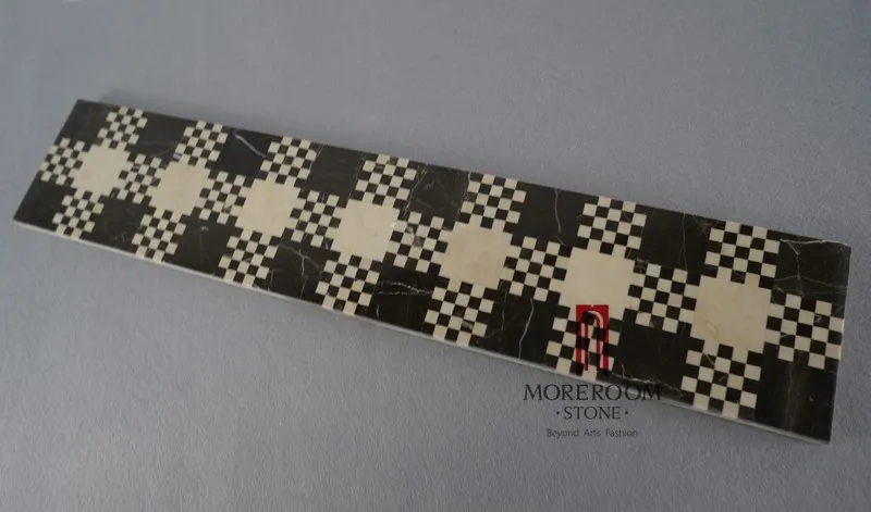 MBD59MG1260 NERO MARGIUA MARBLE STONE PRICE MARBLE MOSAIC border tiles MOREOOM SRONE-1