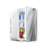20 Litre Room Portable Ice Cream Freezer Glass Door, AC/DC 12V Thermoelectric Mini Fridge Refrigerator