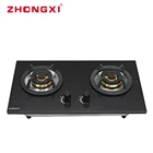 2 burner Flame Failure Device Hob Cover Electric Cooker Glass Gas Stove hob