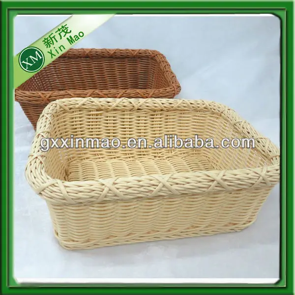 woven stackable pharmacy plastic basket wholesale