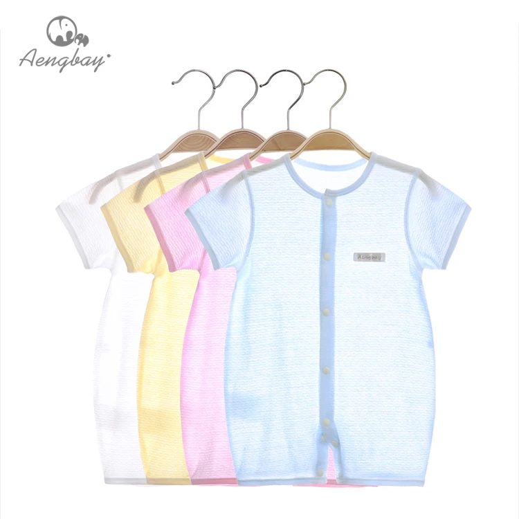 Aengbay 2019 hot selling good quality newborn rompers 0-3 months baby clothes, White;blue;yellow;pink
Aengbay 2019 hot selling good quality newborn rompers 0-3 months baby clothes, White;blue;yellow;pink
