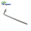 Sinpure Customized Stainless steel drilling hole bent needle with metal base
