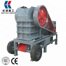 New Type Construction Waste Recycling Diesel Crusher, Mining Portable Diesel Jaw Crusher Price
