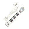 Centre Button Customize Extension Socket With Universal Plug 4 Outlet & Usb Ports