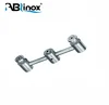 stainless steel glass fitting hardware adjustable l clamp bracket