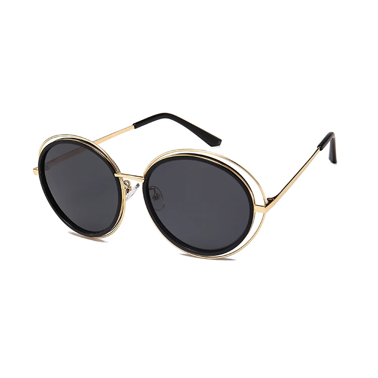 EUGENIA Top Quality Design Factory Premium Quality Label Optional Promotional Metal Sunglasses