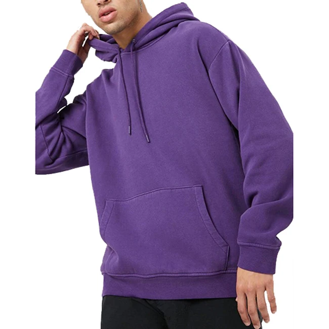

High quality custom 100% cotton men's drawstring hood front kangaroo pocket men's hoodie, Customized color