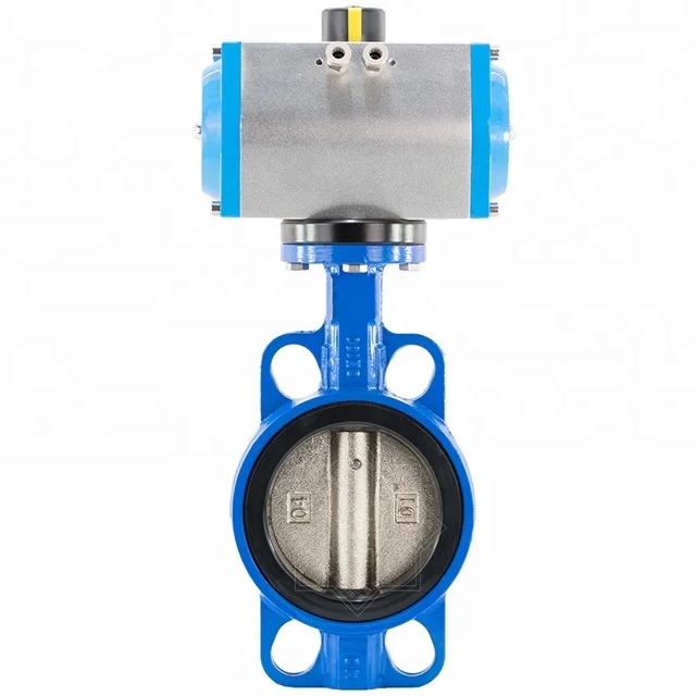 pneumatic stainless steel butterfly valve dn80 for sea water