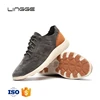 2018 breathable hardware durable casual suede sneaker leather lace-up shoe for man