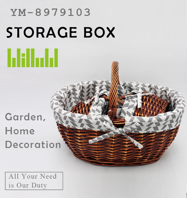 basket - buy wicker basket with liner,decorative storage baskets