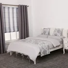 Brand design dyed grey gauze cheap bedding textile duvet set mexico