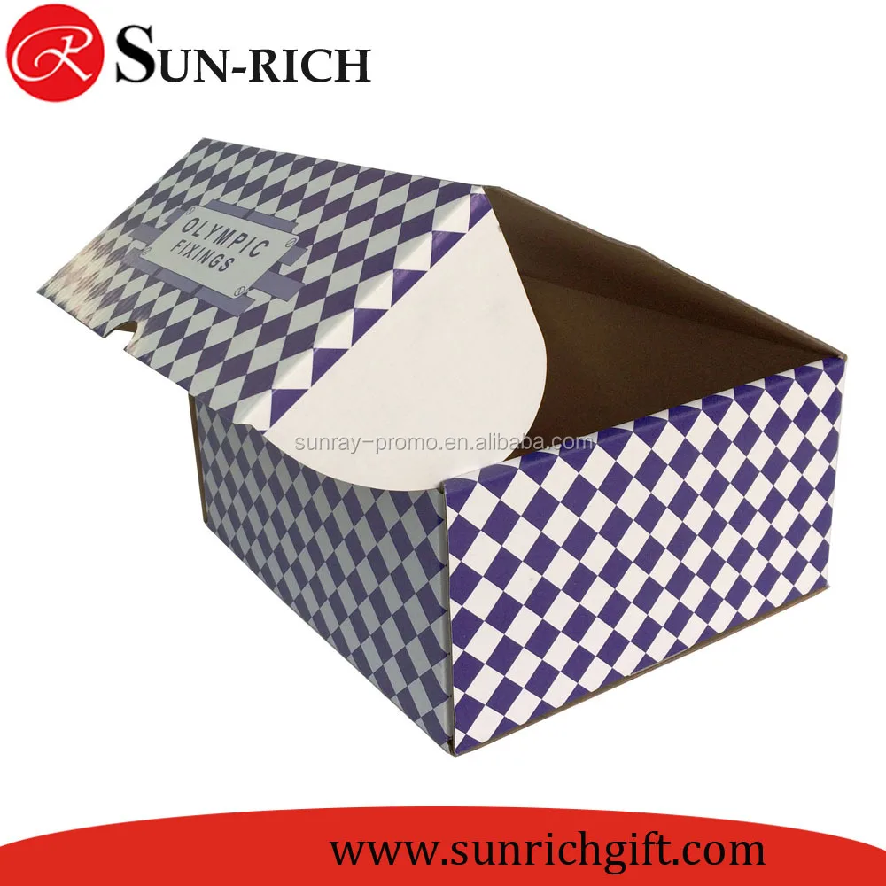 custom logo house shape gift box with handle cake box