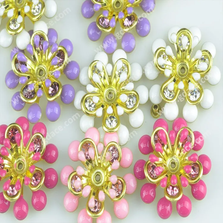 Small Decorative Craft Metal Flower,Antique Imitation Craft Metal