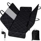 Pet supplies Waterproof Scratchproof Nonslip Hammock pet crate cover black cars dog seat cover with Mesh Visual Window
