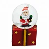 Unique tiny resin Gift souvenir design Nativity Santa snowglobe
