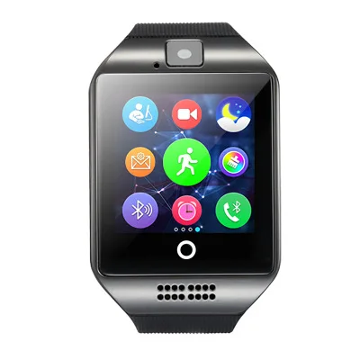 New products Q18 touch screen smart watch, android smartwatch phone with watch phone android carma watch mobile q 18