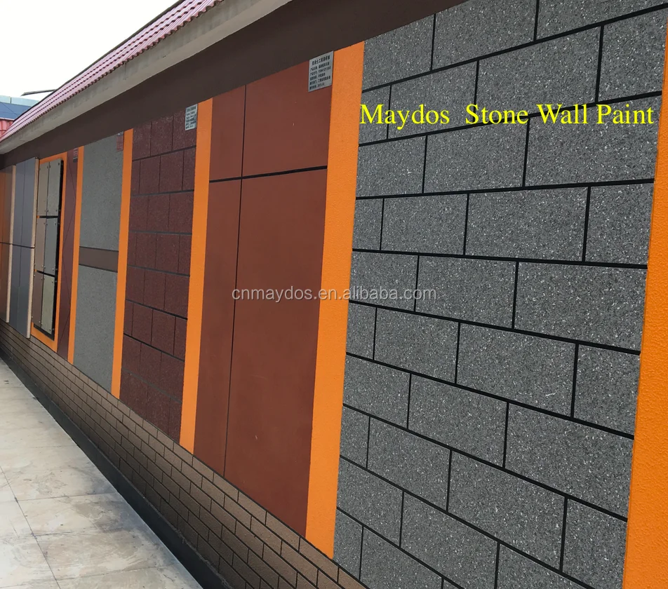 Maydos China Cheap Price Spraying Texture Paint for Exterior Wall Decoration with Different Color