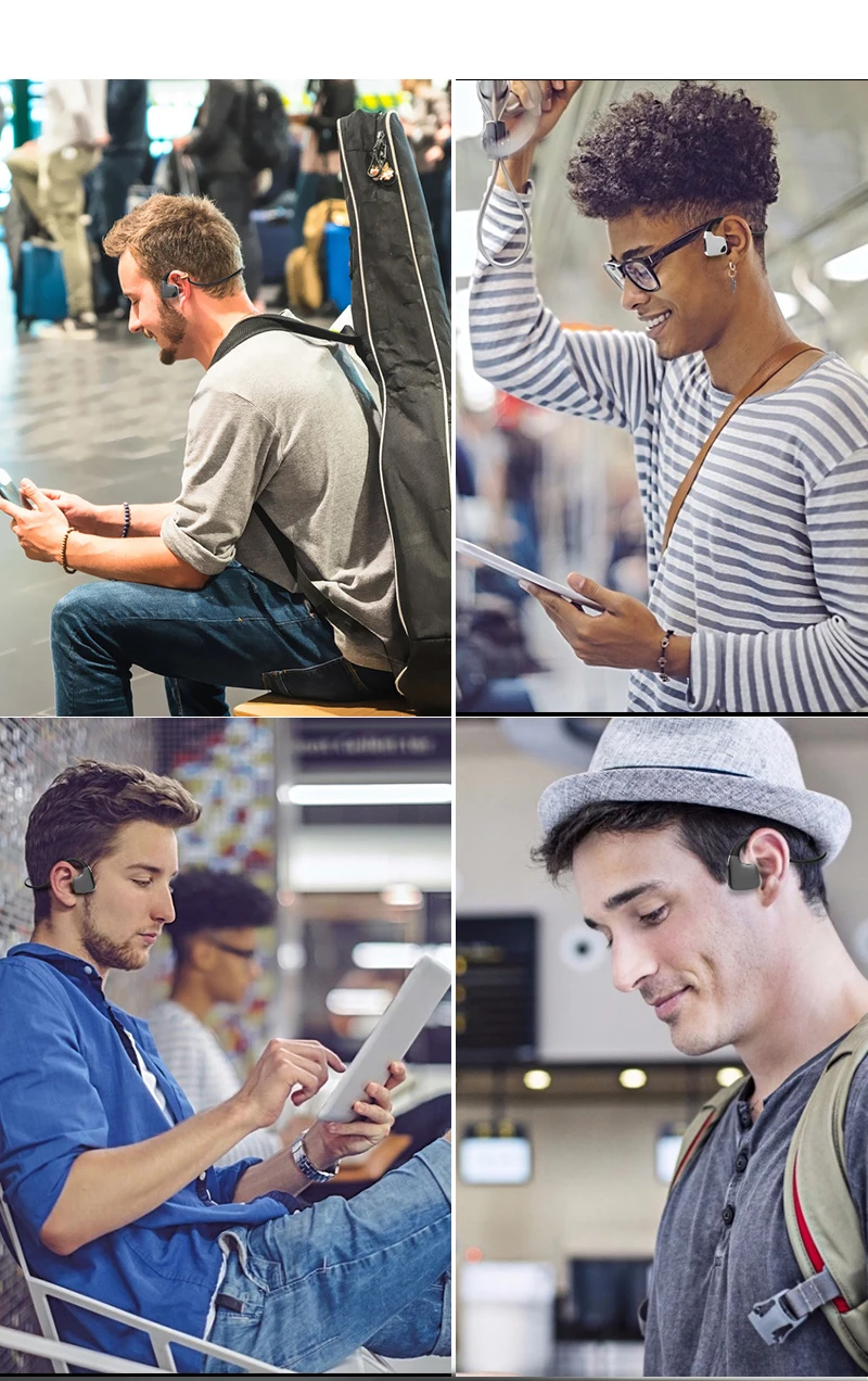 Bluetooth Headset Bone Conduction Outdoor Sports Waterproof Audifonos Lightweight Comfortable Bluetooth 5.0 Auriculares - ANKUX.COM