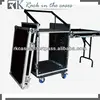 RK 19 inch rack mount case,10U slant mixer rack/16U vertical rack system with table and caster board