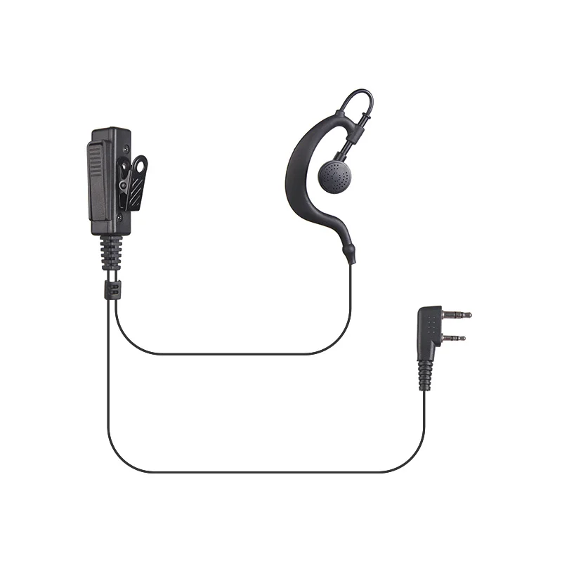 High-quality Comfortable GType Earhook 2 Wire Earpiece For Two Way Radio Accessories - ANKUX.COM