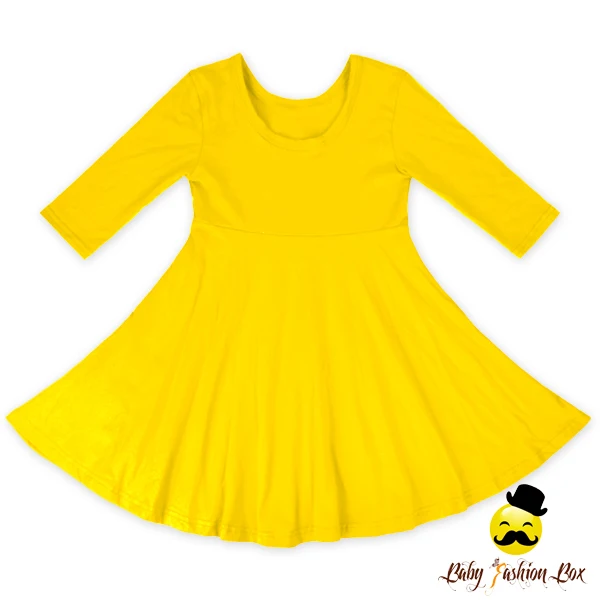 48BQA089-2 Yihong сладкий мед с длинным рукавом желтый мечтательный Фея обувь для девочек Дети нарядное платье костюмы