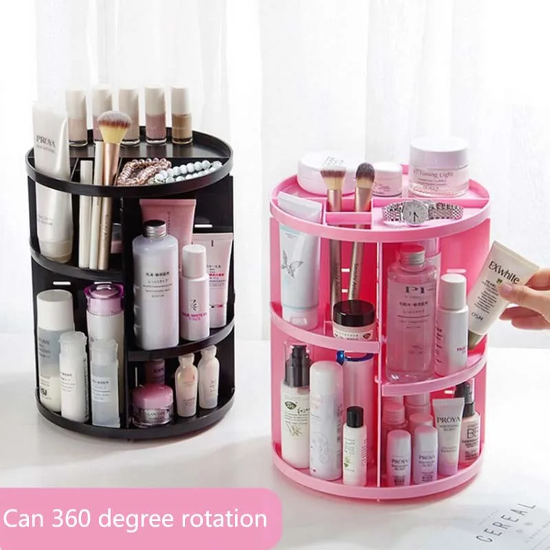 New Fashion 360-degree Rotating Makeup Organizer Brush Holder Jewelry Organizer Case Jewelry Makeup Cosmetic Storage Box Shelf
New Fashion 360-degree Rotating Makeup Organizer Brush Holder Jewelry Organizer Case Jewelry Makeup Cosmetic Storage Box Shelf