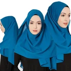 Soft Comfortable Cheap Girl Turkish Dubai Hijab Wholesale Crimped Hijabs With Design