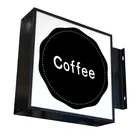 Manufacturers customized wall amounted display luminous acrylic coffee signs