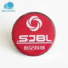 Promotional metal round pin badges lapel pin cubs cheap wholesale brand logo printed epoxy lapel collar pins