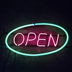 China Factory custom open sign acrylic logo 12V led neon sign for store decoration