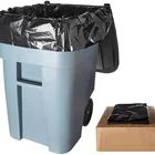 Contractor Trash Bags 42 Gallon 3.0 Mil Black Heavy Duty Garbage Bag 33 x 48 ich(50 Count)