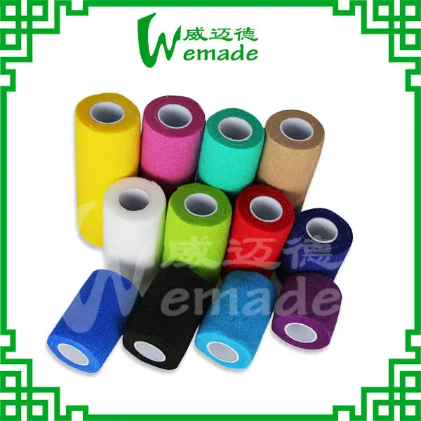 Iso/ce Human/pet Care Non Woven Cohesive Flexible Bandage 7.5cm*4.5m