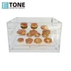 Factory direct OEM customized clear acrylic buffet display bakery bread display stand