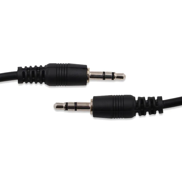 Black audio cable 3.5mm male to male aux 3.5mm audio cable - ANKUX.COM