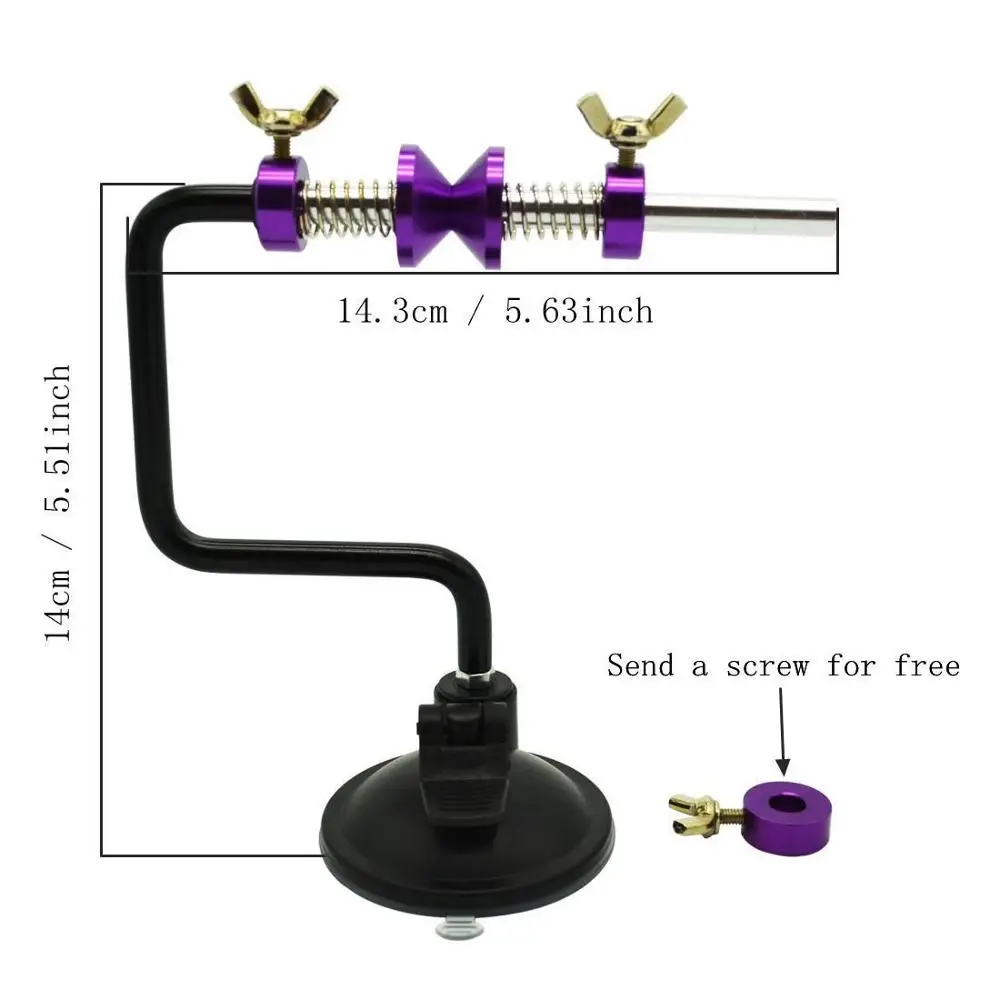 TOPIND Portable Fishing Line Spooler Silver Reel Winder Spool Tackle ...