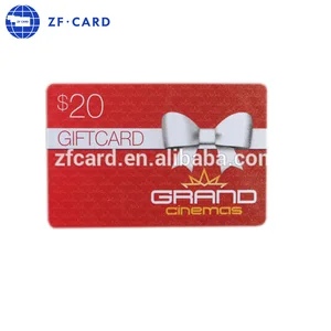 standard size plastic gift card custom scratch