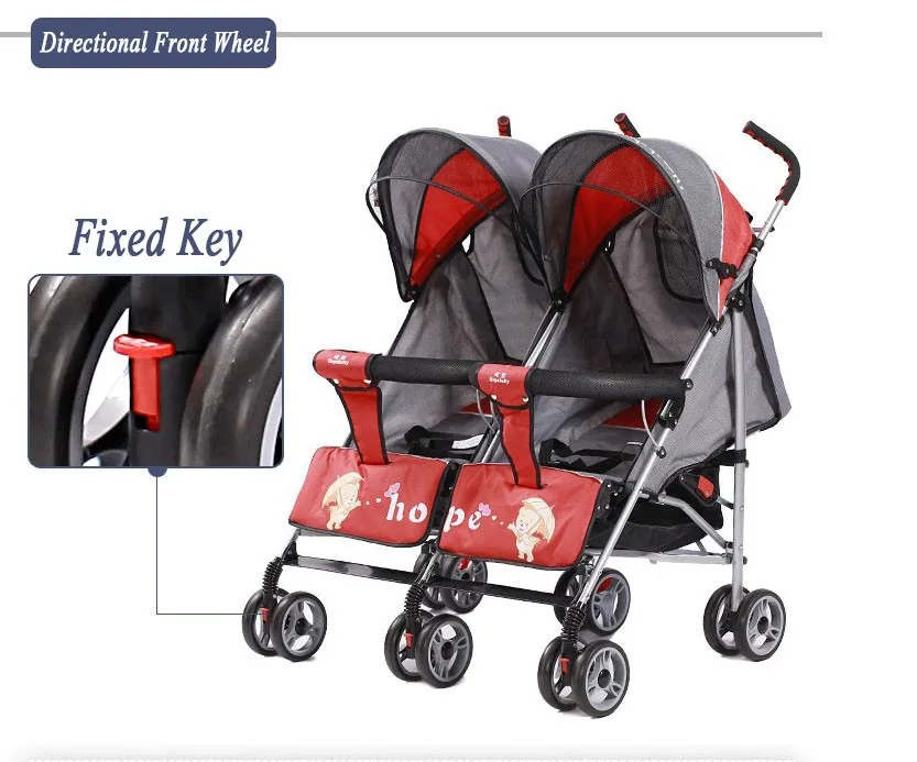 Double Baby Stroller for Twins