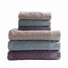 bailixin wholesale 100% cotton plain dyed hotel face shower towel cloth for usa terry towel importer