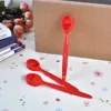 1g+3g double side plastic spoon with hole