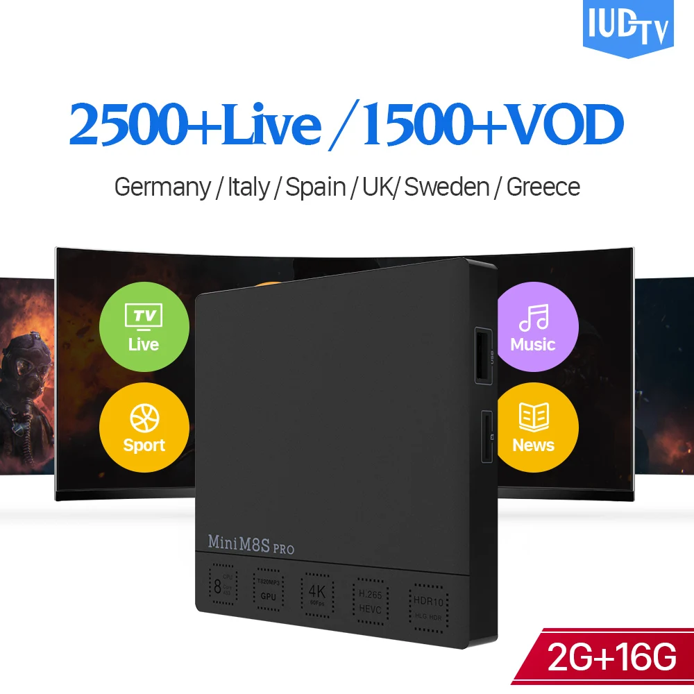 Europe IPTV Box S912 Octo Core Android 7.1 TV Receiver IPTV Europe Nordic Germany Sweden Italy UK Spain IP TV, N/a
Europe IPTV Box S912 Octo Core Android 7.1 TV Receiver IPTV Europe Nordic Germany Sweden Italy UK Spain IP TV, N/a